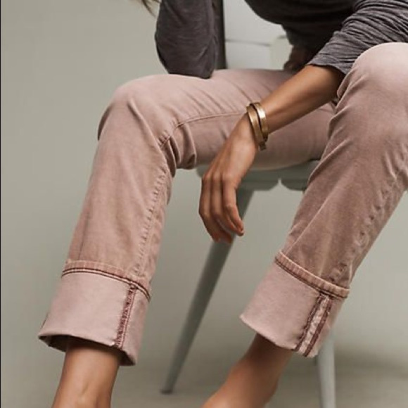 Pilcro and the Letterpress Tan Parallel Pants Sz 2 - Picture 7 of 7